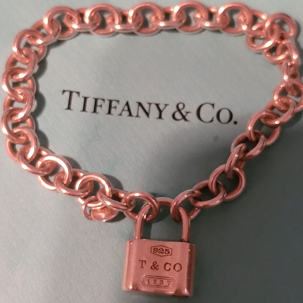 Retired Tiffany & Co padlock bracelet